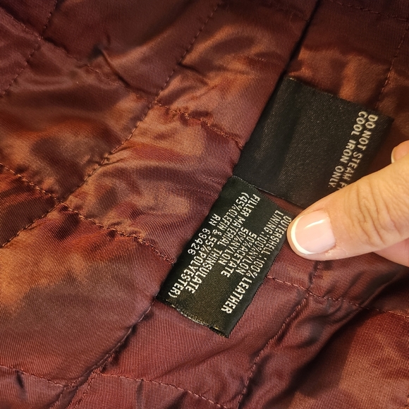 Pelle Studio Wilsons Leather Black Womens Trench Button Down Coat Size Xl - Picture 12 of 16